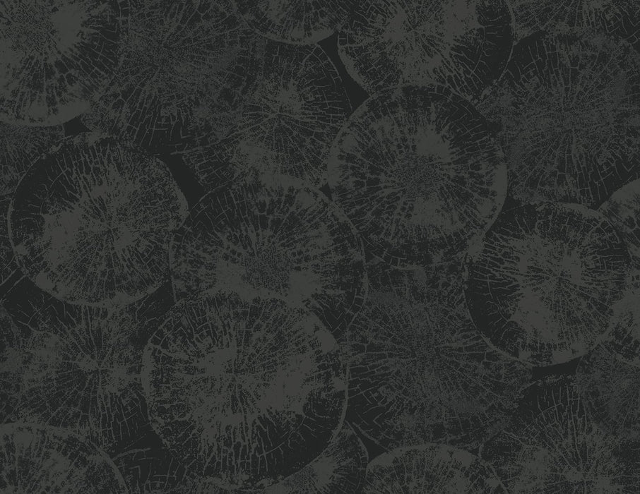 Seabrook Designs Eren Rich Onyx Wallpaper Sample JP10710