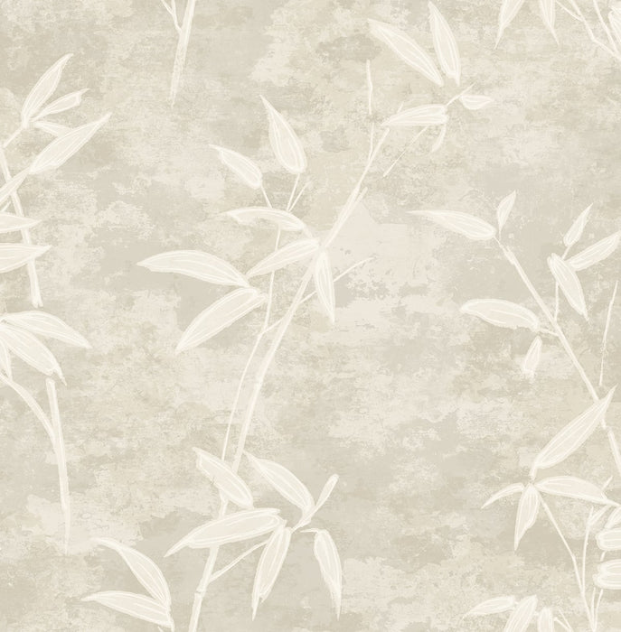 Seabrook Designs Honshu Bamboo Warmstone Wallpaper Sample JP10907