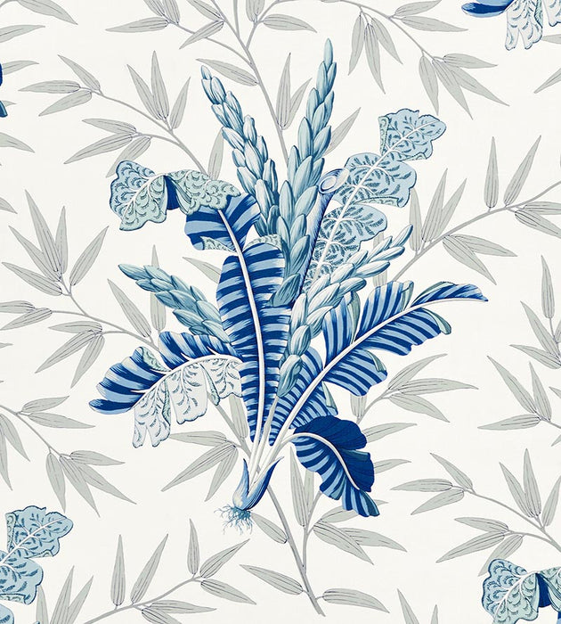 Old World Weavers Bahar Porcelain Blue Fabric JP44850003