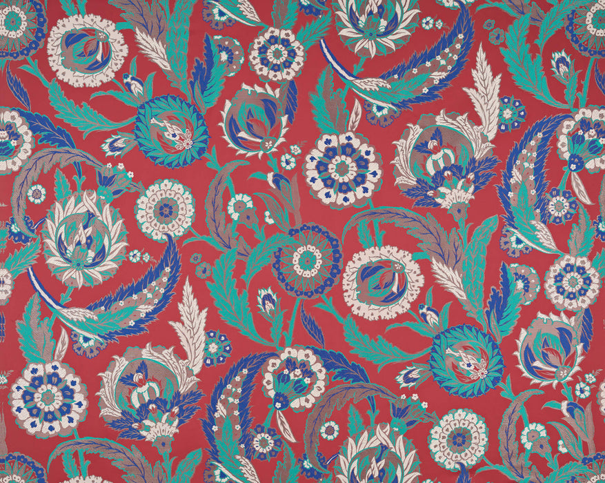 Pierre Frey Tabriz Rouge Fabric Sample F3453003