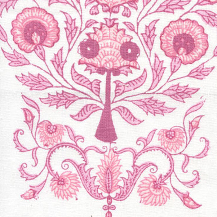 Home Couture Kalamkari Border Pinks Fabric HC2010I-PINKS