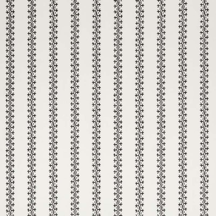 Home Couture Kalamkari Stripe Black Fabric HC2030I-10