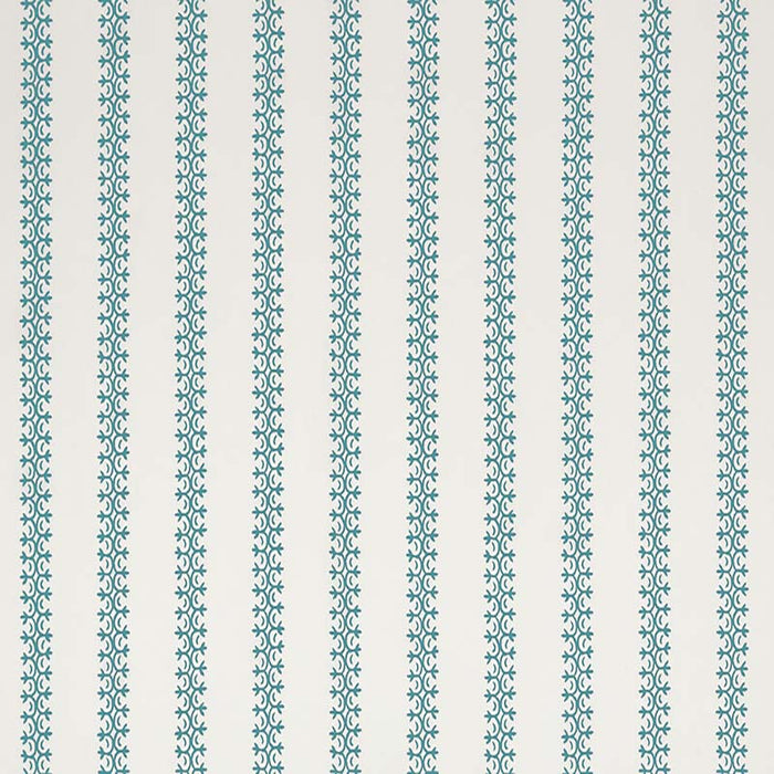 Home Couture Kalamkari Stripe Medium Blue Fabric HC2030I-04