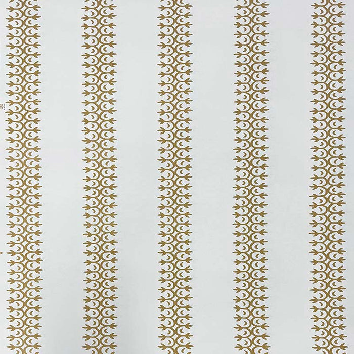 Home Couture Kalamkari Stripe Camel Wallpaper Sample HP2030W-03AWP