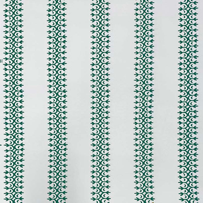 Home Couture Kalamkari Stripe Dark Green Wallpaper Sample HP2030W-06AWP