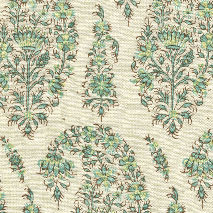 Home Couture Kashmir Paisley Turquoise Fabric HC1955C-07