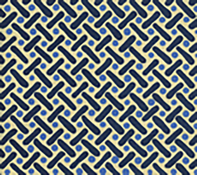 Alan Campbell Kells Ii French Blue / Navy Fabric AC200-09