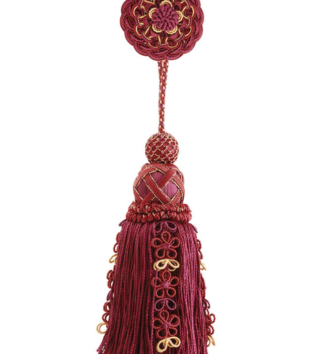 Scalamandre Siecle Single Tassel W/rosette Port Trim LA77103051