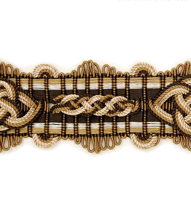 Scalamandre Siecle Diderot Gimp Umber Trim LA11013052