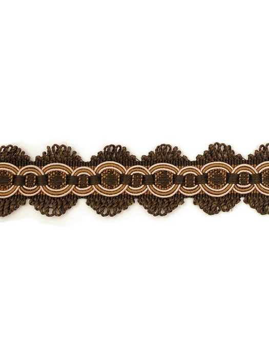 Scalamandre Siecle Candide Braid Umber Trim Sample LA11203052