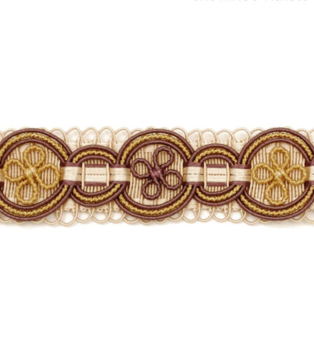 Scalamandre Siecle Condillac Braid Amethyst Trim Sample LA11003053