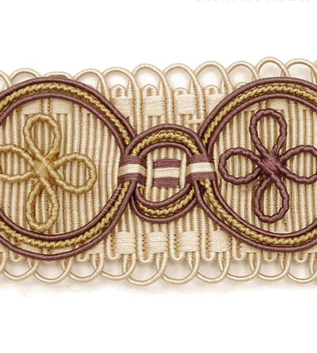 Scalamandre Siecle Montesquieu Galon Amethyst Trim LA11103053