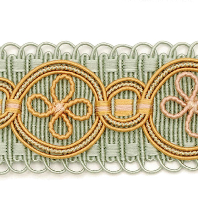 Scalamandre Siecle Montesquieu Galon Mint Trim LA11103055