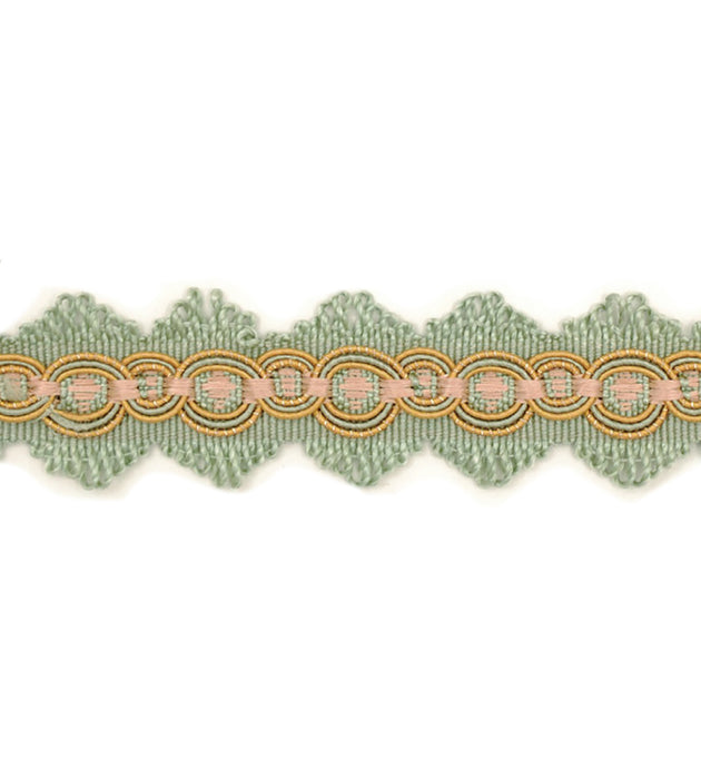 Scalamandre Siecle Candide Braid Mint Trimming Sample LA11203055