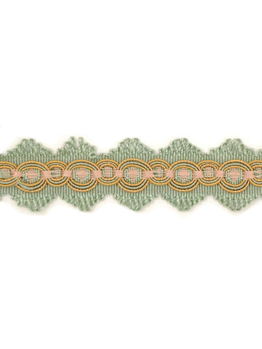 Scalamandre Siecle Candide Braid Mint Trim Sample LA11203055