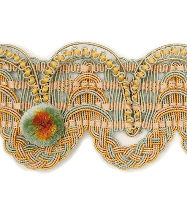 Scalamandre Siecle Gimp Voltaire Mint Trim LA55303055
