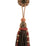 Scalamandre Siecle Single Tassel W/rosette Ebony Bordeaux Trimming Sample LA77103056