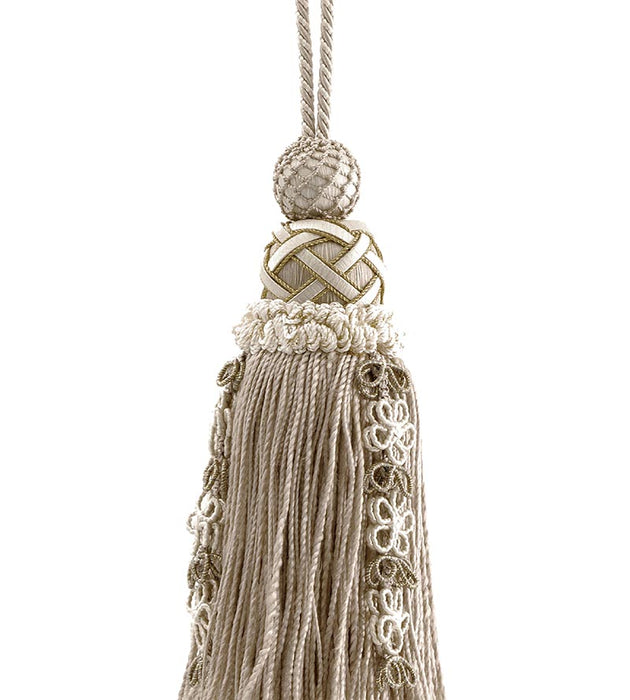 Scalamandre Siecle Key Tassel Patina Trim Sample LA44673058