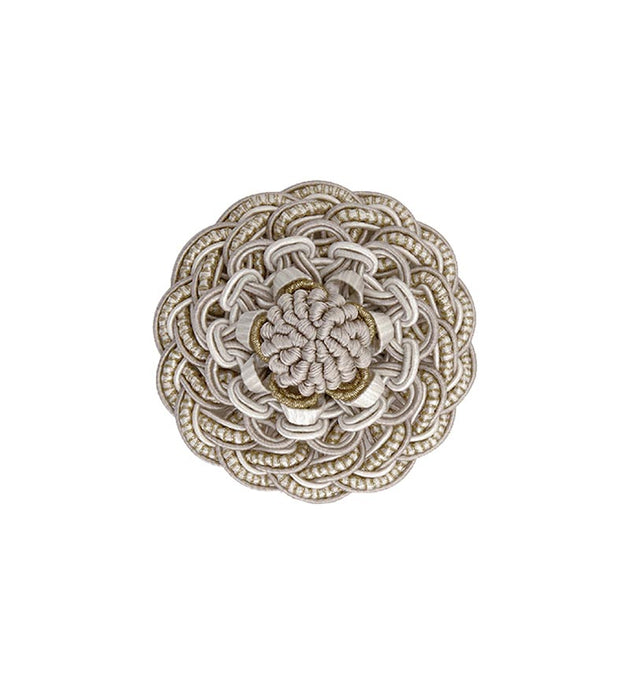Scalamandre Siecle Rosette Patina Trim Sample LA77003058
