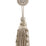Scalamandre Siecle Single Tassel W/rosette Patina Trimming Sample LA77103058