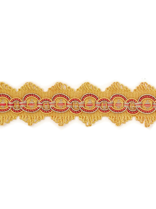 Scalamandre Siecle Candide Braid Gold Trim Sample LA11203059
