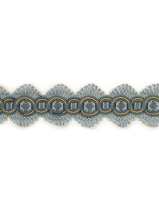 Scalamandre Siecle Candide Braid French Blue Trim Sample LA11203060