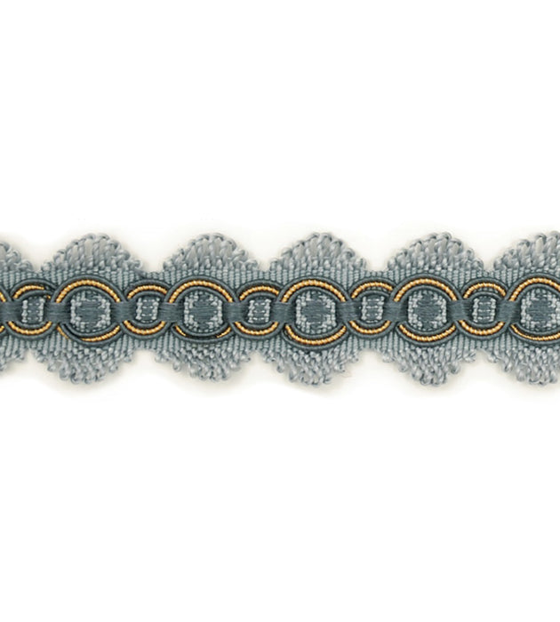 Scalamandre Siecle Candide Braid French Blue Trimming Sample LA11203060