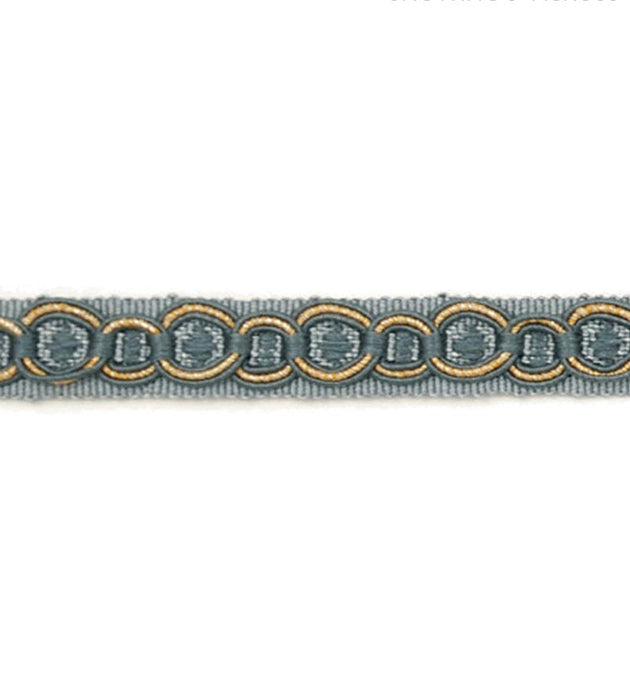 Scalamandre Siecle Rousseau Gimp French Blue Trim Sample LA55003060