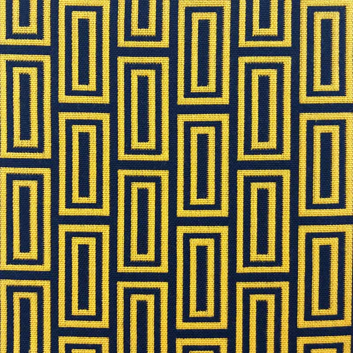 Gaston Y Daniela Caleb Amarillo/Navy Fabric Sample LCT1056.003.0