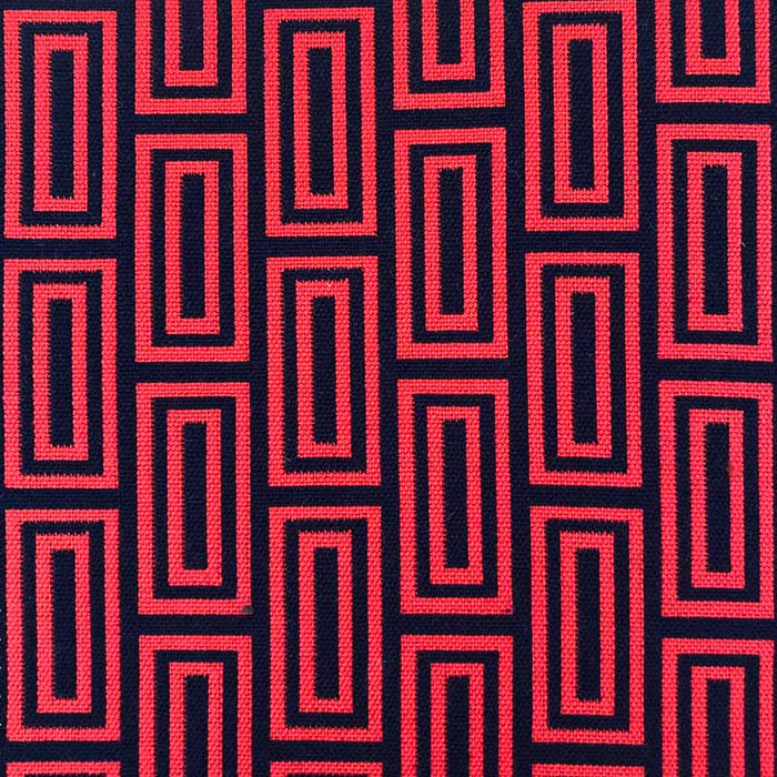 Gaston Y Daniela Caleb Rojo/Navy Fabric Sample LCT1056.005.0