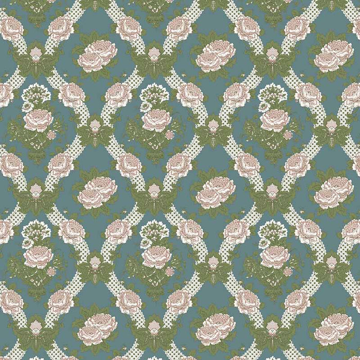Gaston Y Daniela Aranchina Azul Fabric Sample LCT1058.001.0