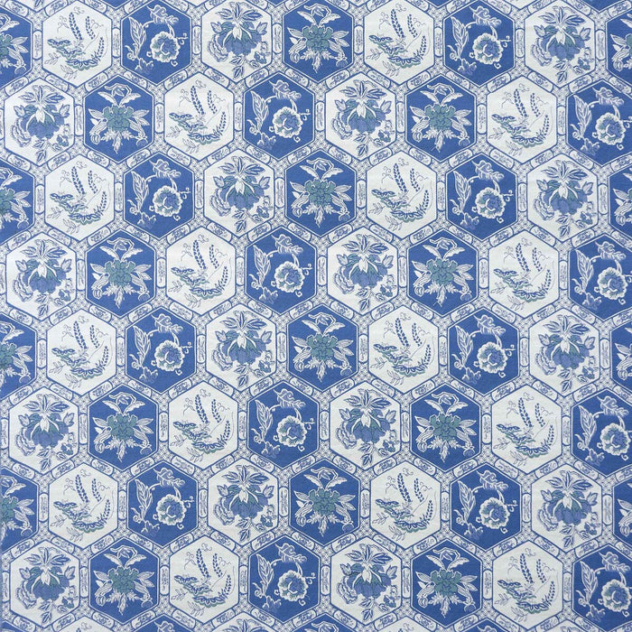 Gaston Y Daniela Decameron Azul Fabric LCT1152.002.0