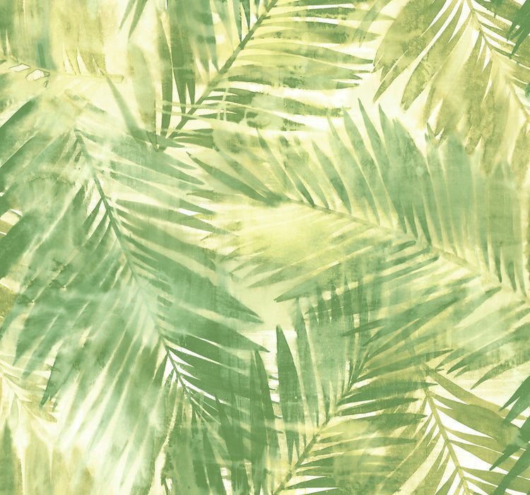 Seabrook Designs Kentmere Fern Green And Off-white Wallpaper Sample LG90904