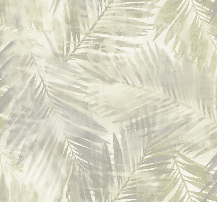 Seabrook Designs Kentmere Gray And Off-white Wallpaper Sample LG90908