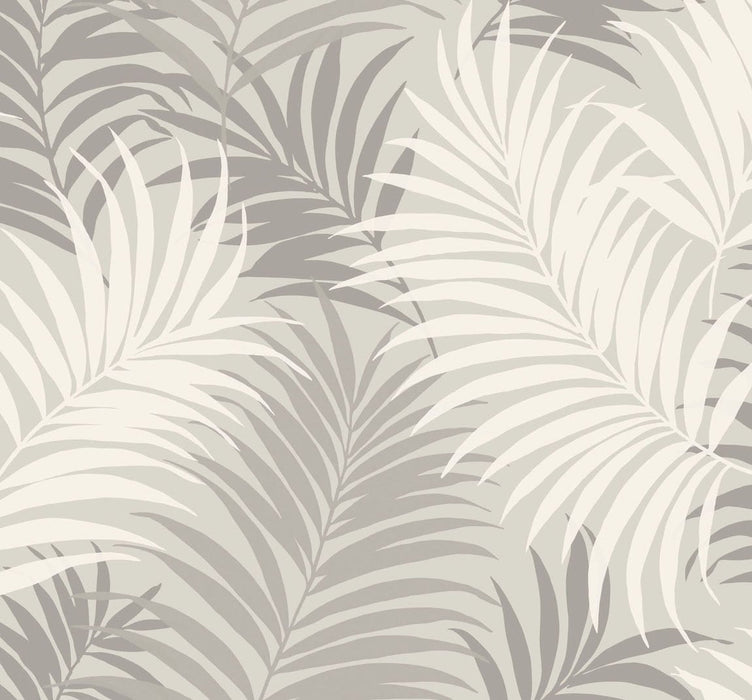 Lillian August Via Palma Cove Gray And Winter Fog Wallpaper Sample LN10108