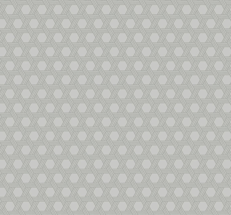 Lillian August Cabana Wicker Cove Gray Wallpaper LN10208