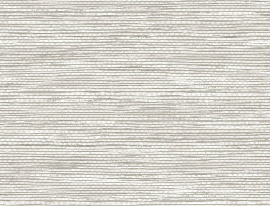 Lillian August Osprey Faux Grasscloth Cove Gray And Silver Wallpaper LN10308