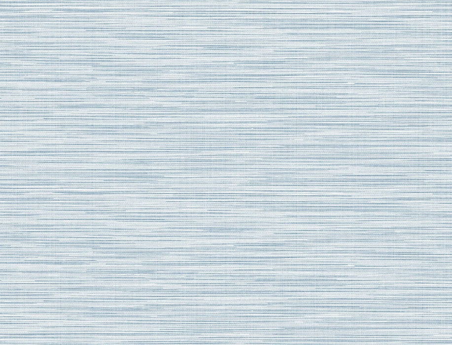 Lillian August Reef Stringcloth Blue Frost Wallpaper Sample LN11312
