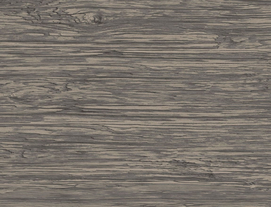 Lillian August Washed Shiplap Embossed Vinyl Dark Ash Wallpaper LN11608