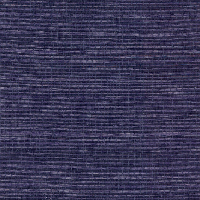 Lillian August Sisal Grasscloth Indigo Wallpaper LN11802
