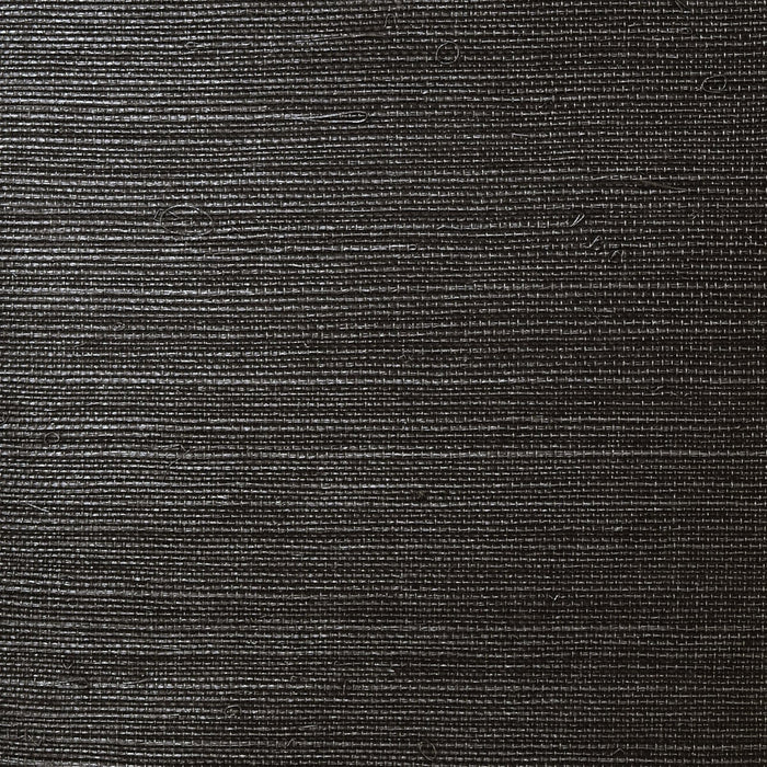 Lillian August Sisal Grasscloth Onyx Wallpaper LN11820
