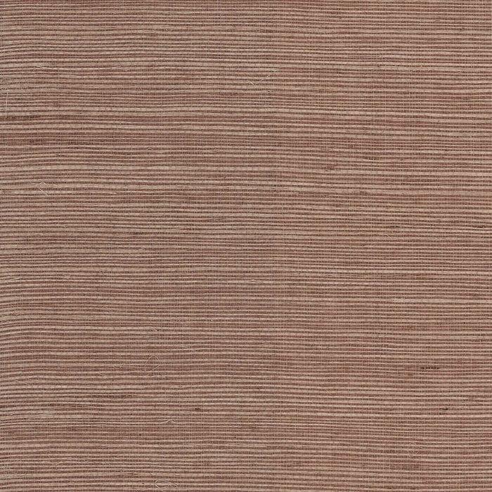 Lillian August Sisal Grasscloth Smokey Mauve Wallpaper LN11831