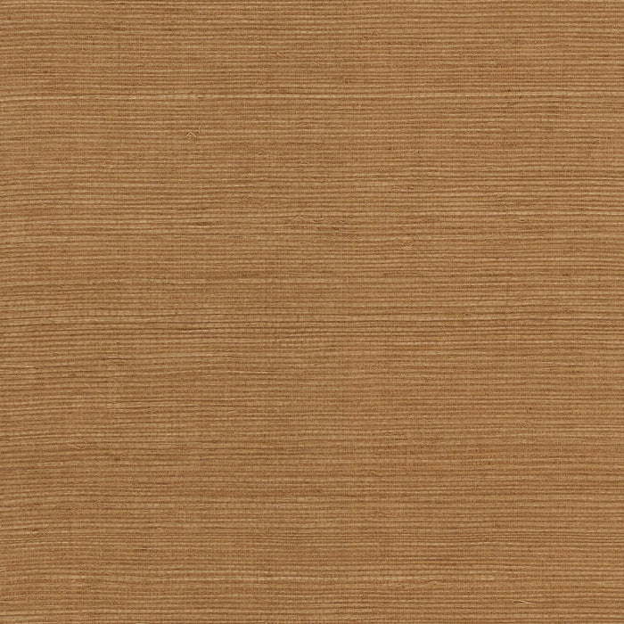 Lillian August Sisal Grasscloth Golden Walnut Wallpaper LN11846