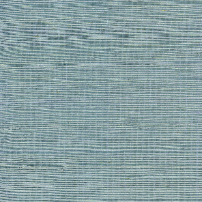 Lillian August Sisal Grasscloth Powder Blue Wallpaper LN11862
