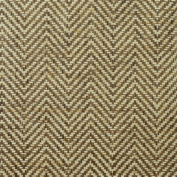 Lillian August Paperweave Havanna Brown Wallpaper Sample LN11895