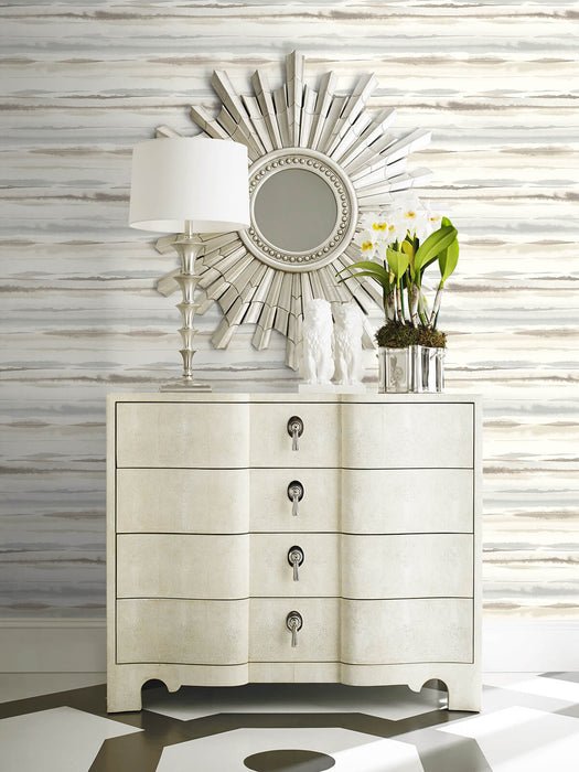 Lillian August Horizon Stripe Sand Dunes Wallpaper LN20605
