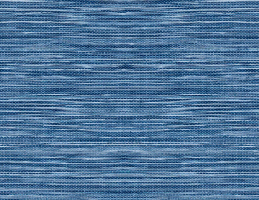Lillian August Luxe Sisal Coastal Blue Wallpaper Sample LN20802