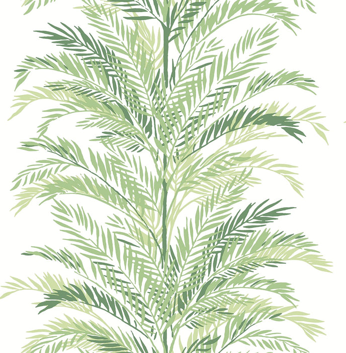 Lillian August Keana Palm Paradise Green Wallpaper Sample LN30104