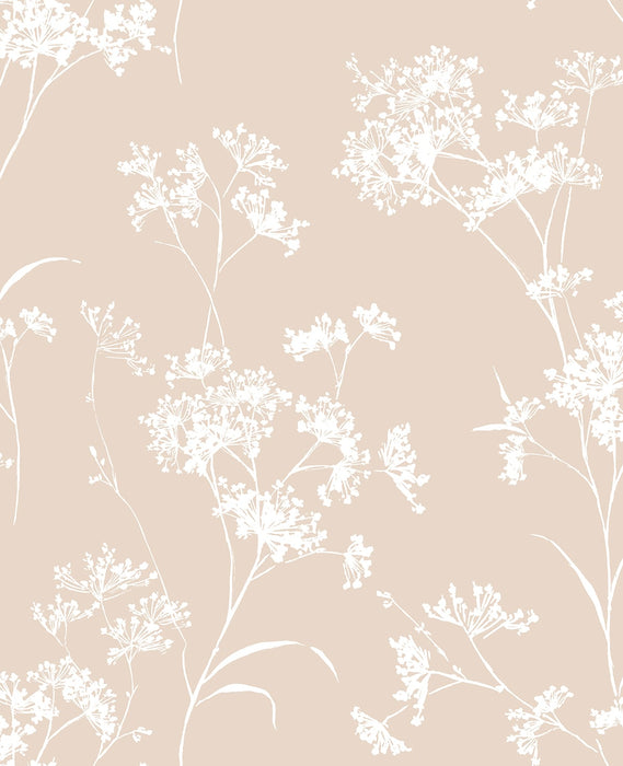 Lillian August Floral Mist Peach Petal Wallpaper Sample LN30501