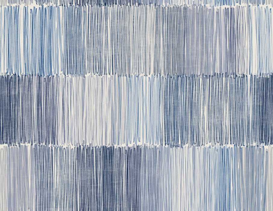 Lillian August Arielle Abstract Stripe Oceanic Wallpaper Sample LN40302